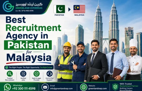 Greenland Overseas - Best Recruitment Agency in Pakistan for Malaysia offering legal overseas jobs, recruitment services, and manpower solutions for Malaysian employers.