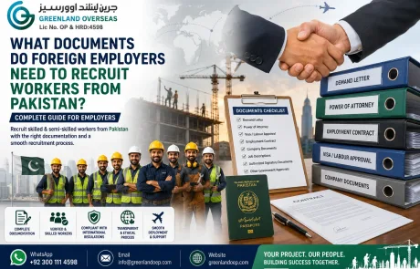 Documents required for foreign employers to recruit workers from Pakistan