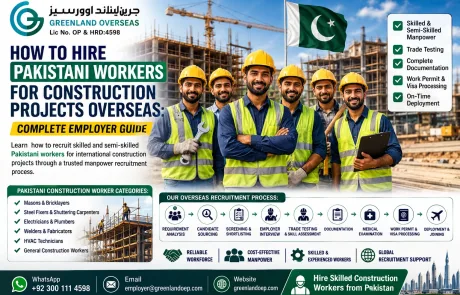 How to Hire Pakistani Workers for Construction Projects Overseas