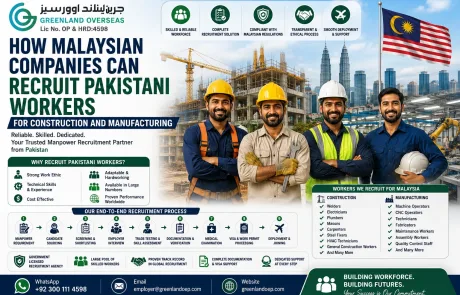 Malaysian companies recruiting Pakistani workers for construction and manufacturing