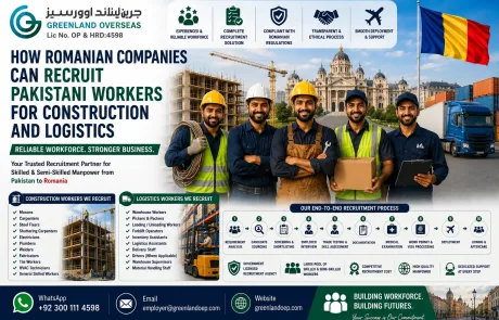 Romanian companies recruiting Pakistani workers for construction and logistics
