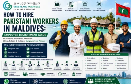 How to hire Pakistani workers in Maldives through a professional manpower recruitment agency